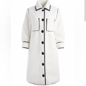 Great condition - Alice and Olivia Faux Fur and vegan leathered coat